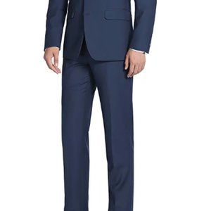 Men's Solid Two Piece Two Button Classic